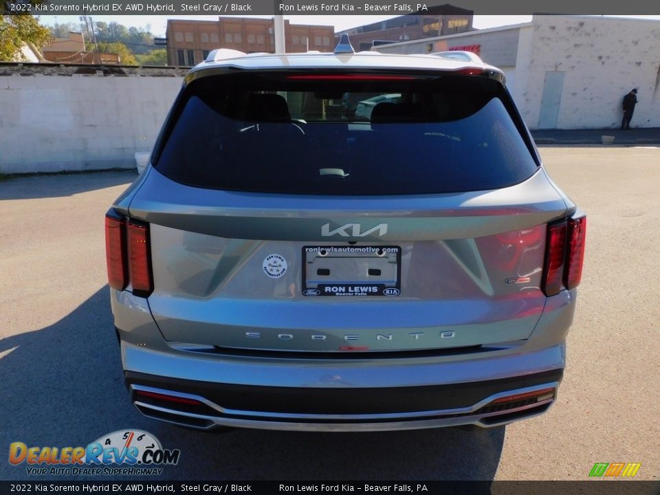2022 Kia Sorento Hybrid EX AWD Hybrid Steel Gray / Black Photo #3