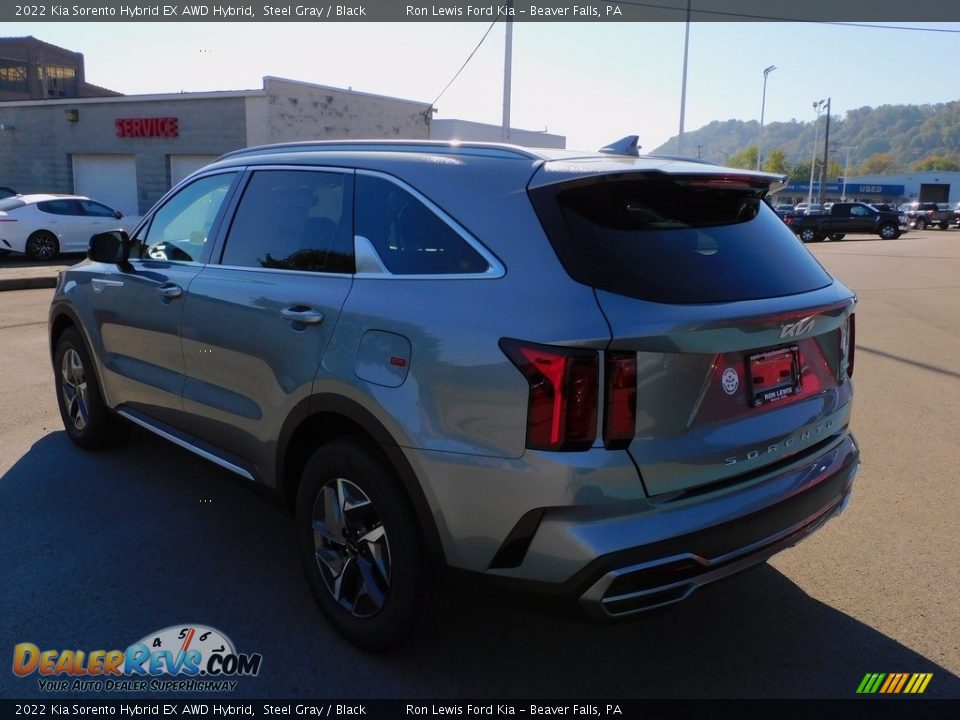 2022 Kia Sorento Hybrid EX AWD Hybrid Steel Gray / Black Photo #5