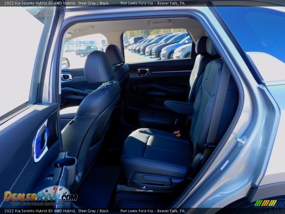 2022 Kia Sorento Hybrid EX AWD Hybrid Steel Gray / Black Photo #12