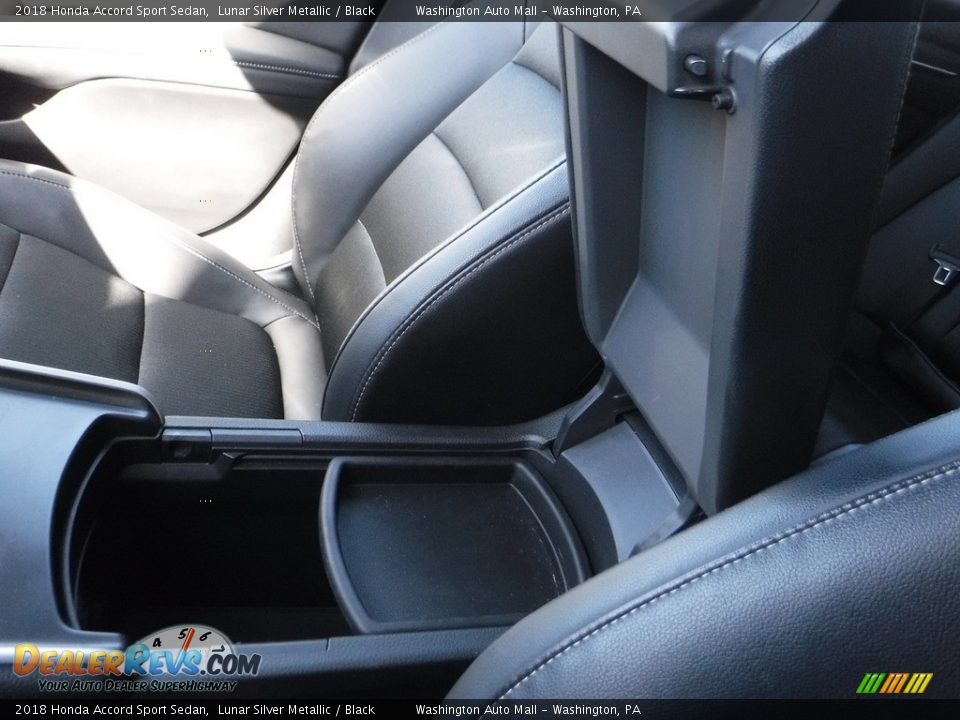2018 Honda Accord Sport Sedan Lunar Silver Metallic / Black Photo #31