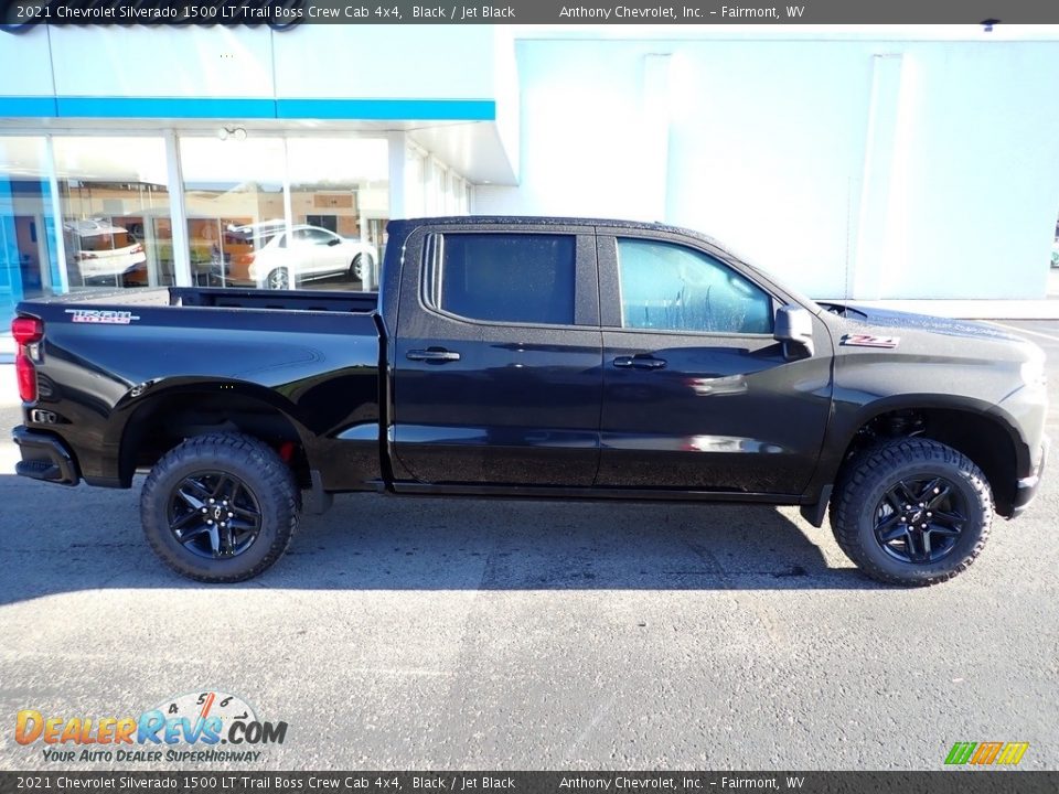 2021 Chevrolet Silverado 1500 LT Trail Boss Crew Cab 4x4 Black / Jet Black Photo #2