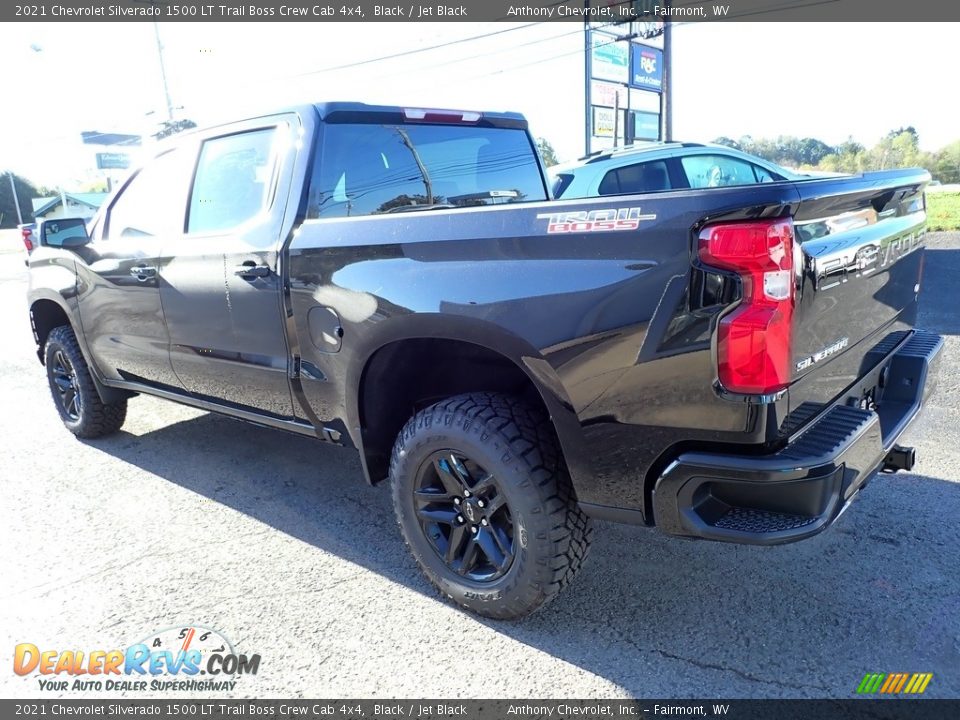 2021 Chevrolet Silverado 1500 LT Trail Boss Crew Cab 4x4 Black / Jet Black Photo #5