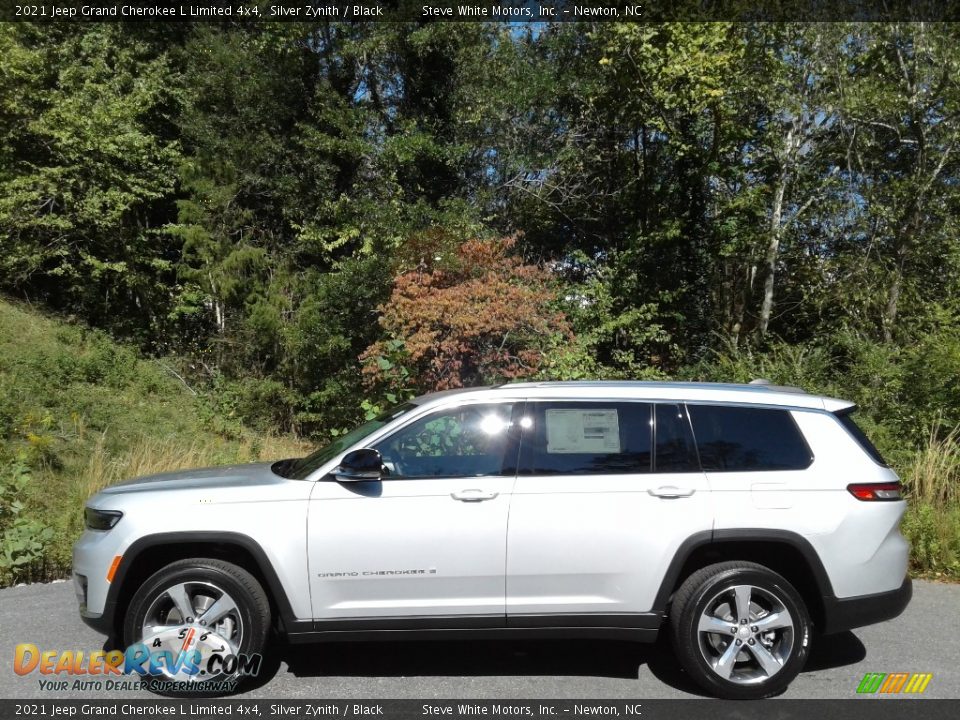 2021 Jeep Grand Cherokee L Limited 4x4 Silver Zynith / Black Photo #1