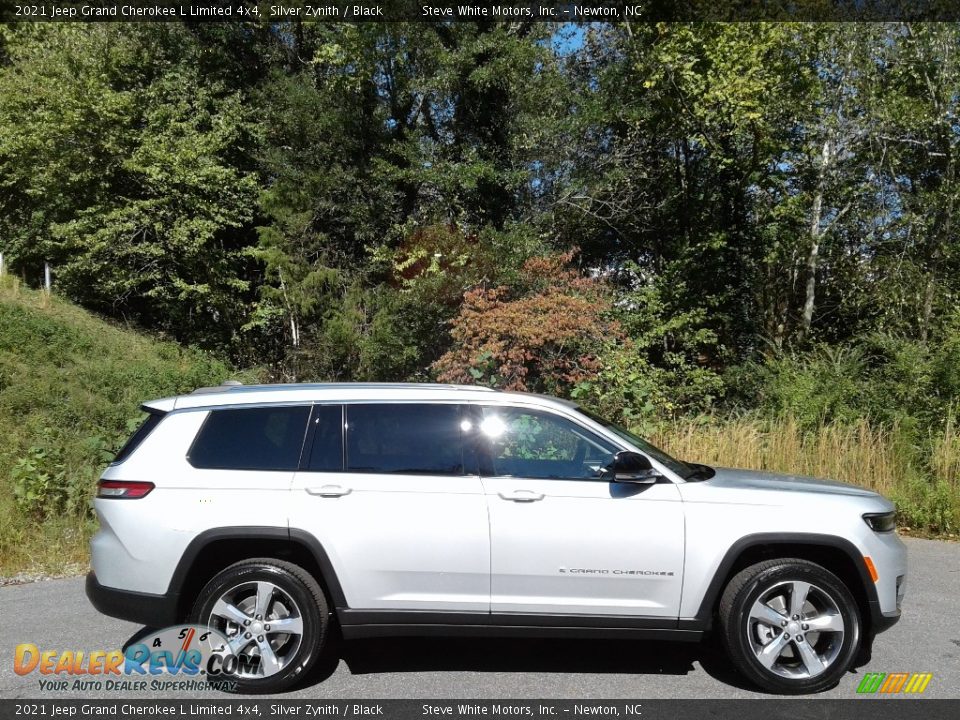 2021 Jeep Grand Cherokee L Limited 4x4 Silver Zynith / Black Photo #5