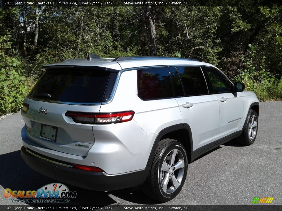 2021 Jeep Grand Cherokee L Limited 4x4 Silver Zynith / Black Photo #6