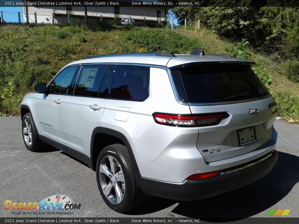 2021 Jeep Grand Cherokee L Limited 4x4 Silver Zynith / Black Photo #8