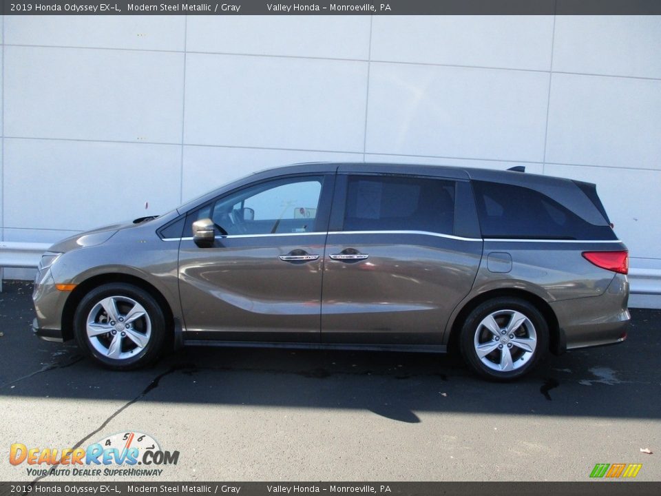 2019 Honda Odyssey EX-L Modern Steel Metallic / Gray Photo #2