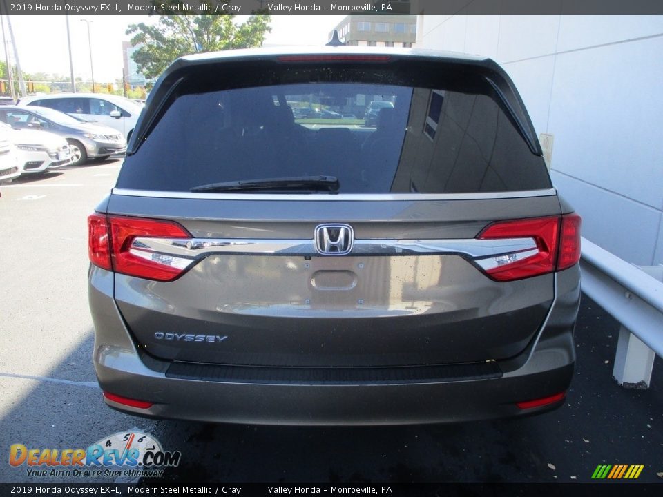 2019 Honda Odyssey EX-L Modern Steel Metallic / Gray Photo #4