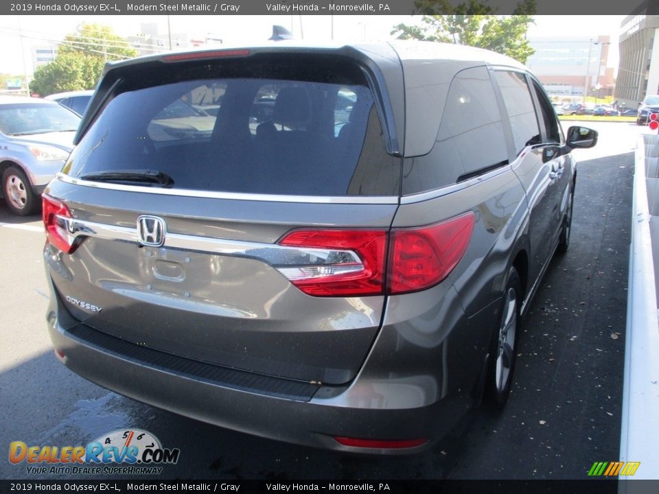 2019 Honda Odyssey EX-L Modern Steel Metallic / Gray Photo #5