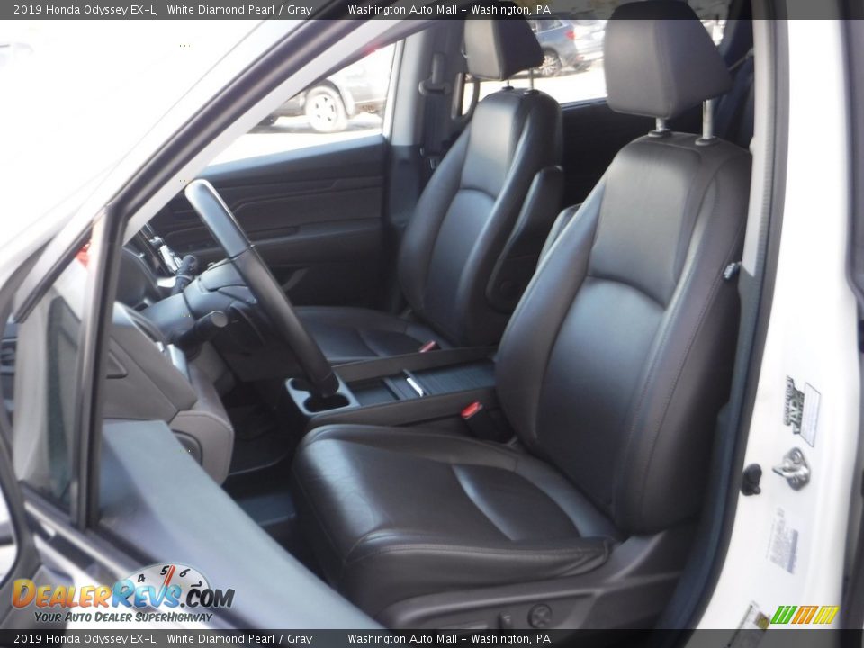 2019 Honda Odyssey EX-L White Diamond Pearl / Gray Photo #16