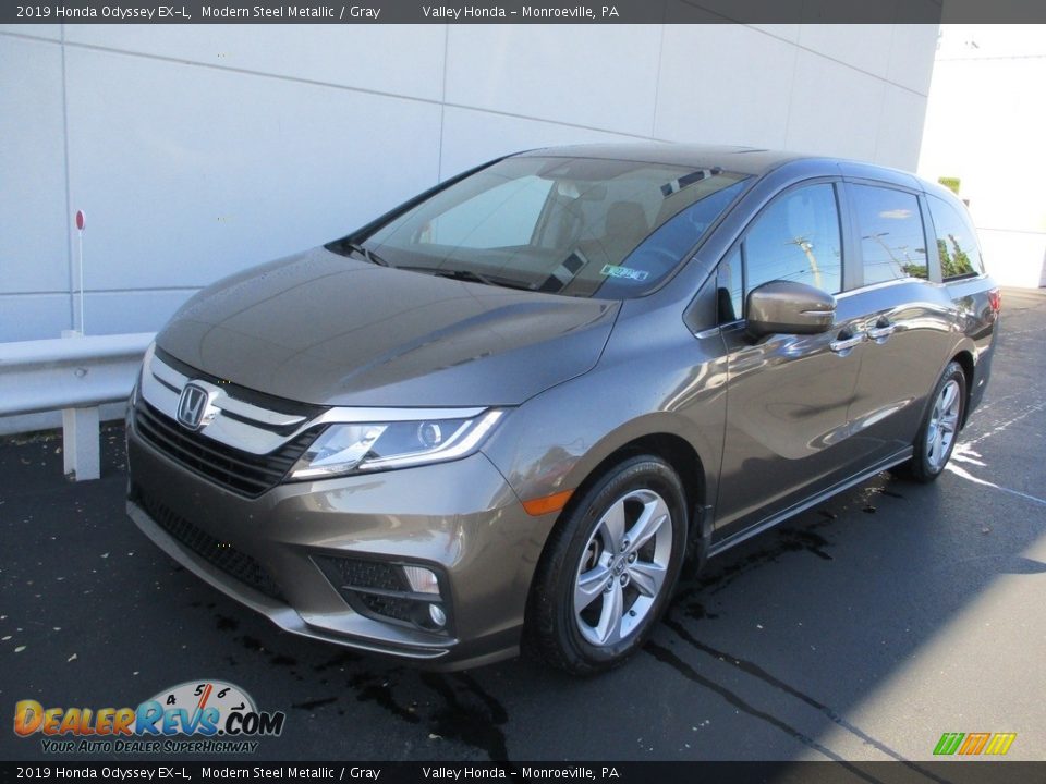 2019 Honda Odyssey EX-L Modern Steel Metallic / Gray Photo #9