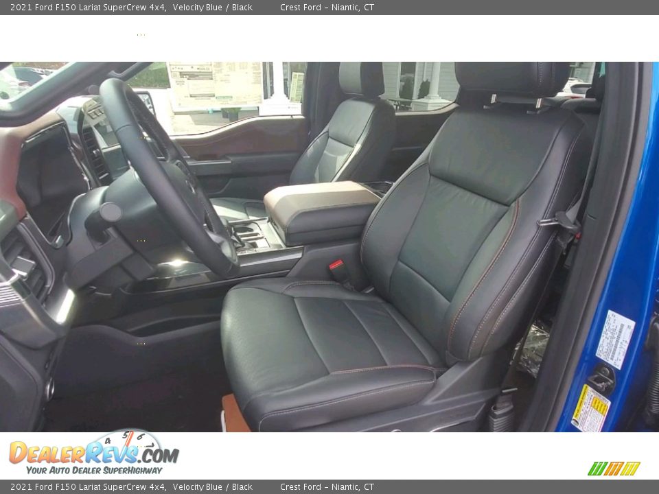 Front Seat of 2021 Ford F150 Lariat SuperCrew 4x4 Photo #11