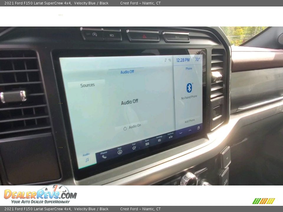 2021 Ford F150 Lariat SuperCrew 4x4 Velocity Blue / Black Photo #14