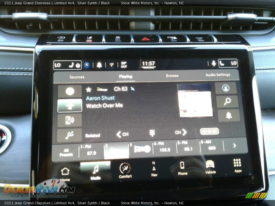 2021 Jeep Grand Cherokee L Limited 4x4 Silver Zynith / Black Photo #24