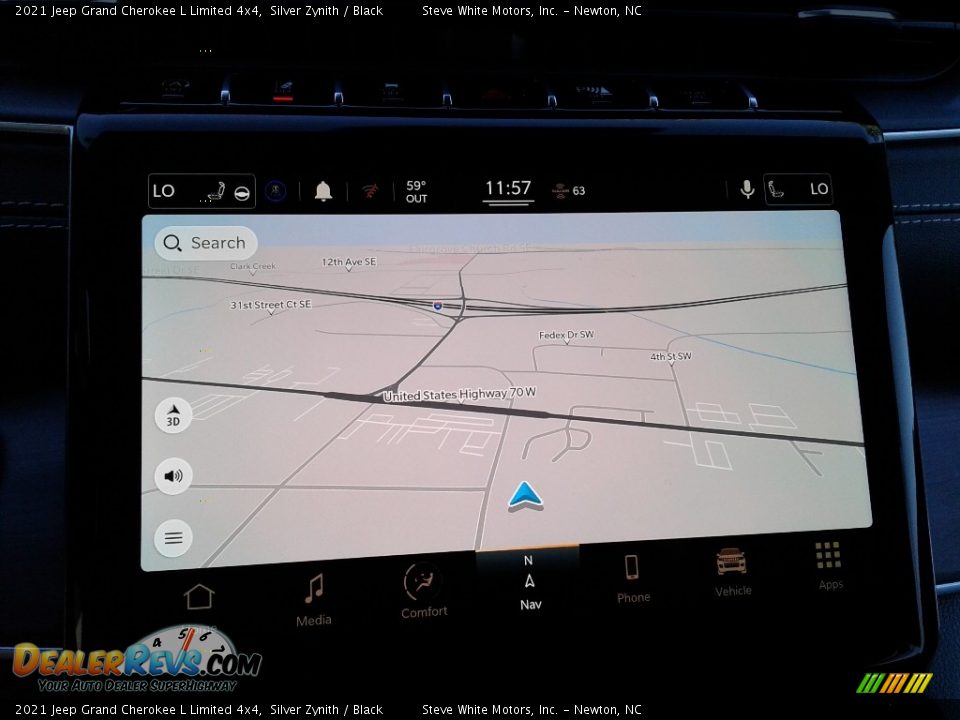 2021 Jeep Grand Cherokee L Limited 4x4 Silver Zynith / Black Photo #25