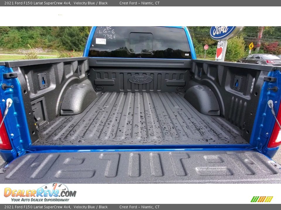 2021 Ford F150 Lariat SuperCrew 4x4 Velocity Blue / Black Photo #21