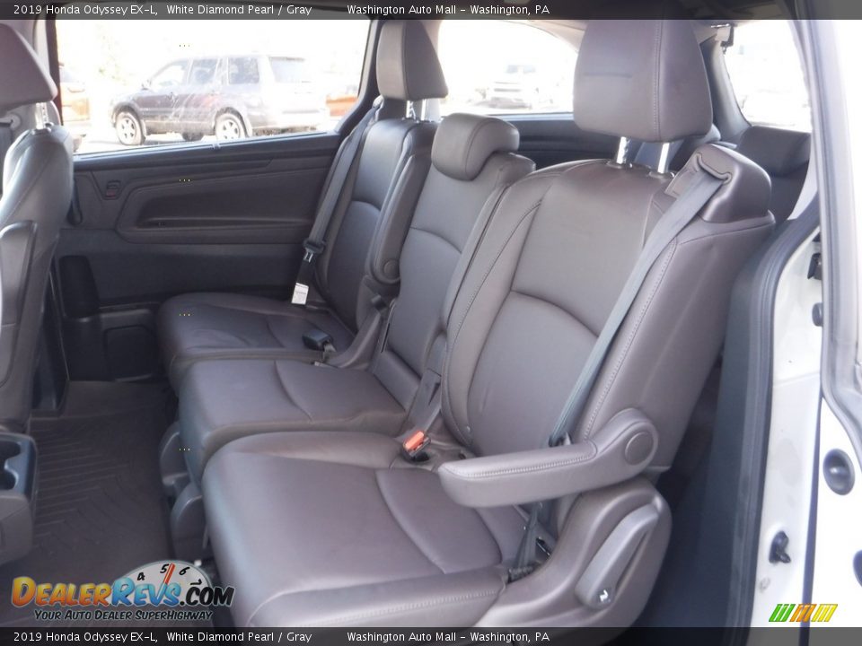 2019 Honda Odyssey EX-L White Diamond Pearl / Gray Photo #33