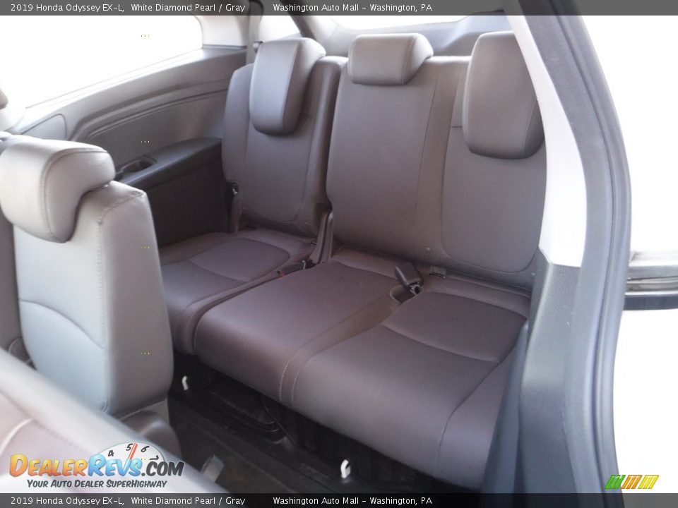 2019 Honda Odyssey EX-L White Diamond Pearl / Gray Photo #34