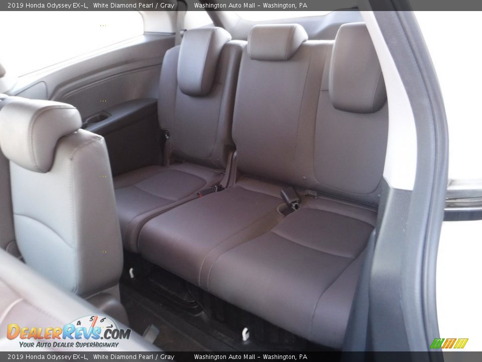 2019 Honda Odyssey EX-L White Diamond Pearl / Gray Photo #34