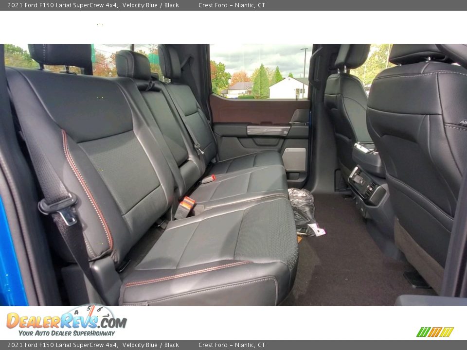Rear Seat of 2021 Ford F150 Lariat SuperCrew 4x4 Photo #23