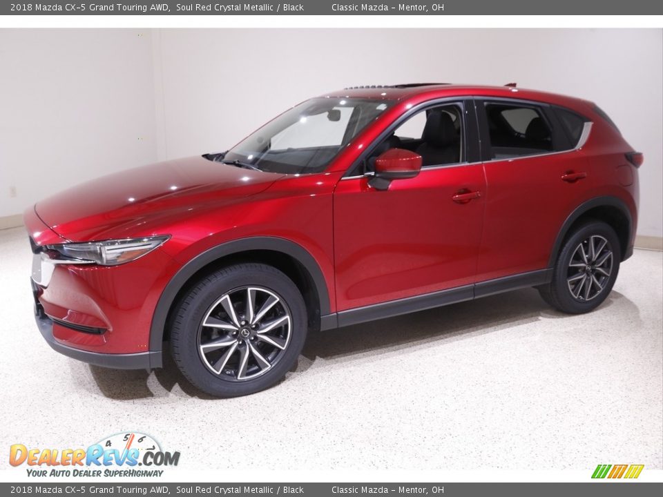 2018 Mazda CX-5 Grand Touring AWD Soul Red Crystal Metallic / Black Photo #3