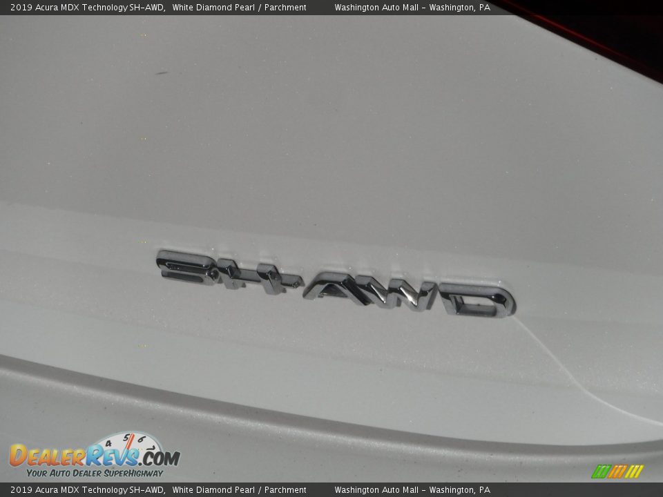 2019 Acura MDX Technology SH-AWD White Diamond Pearl / Parchment Photo #11