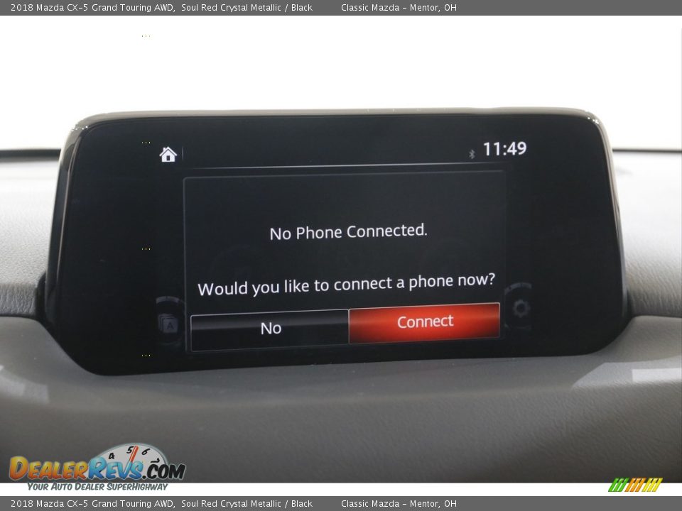 2018 Mazda CX-5 Grand Touring AWD Soul Red Crystal Metallic / Black Photo #11