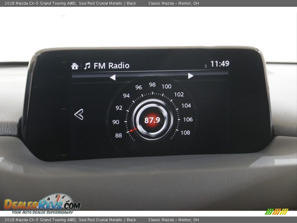 2018 Mazda CX-5 Grand Touring AWD Soul Red Crystal Metallic / Black Photo #12