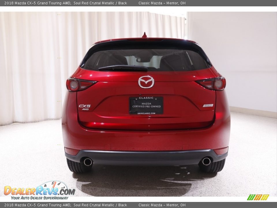 2018 Mazda CX-5 Grand Touring AWD Soul Red Crystal Metallic / Black Photo #18