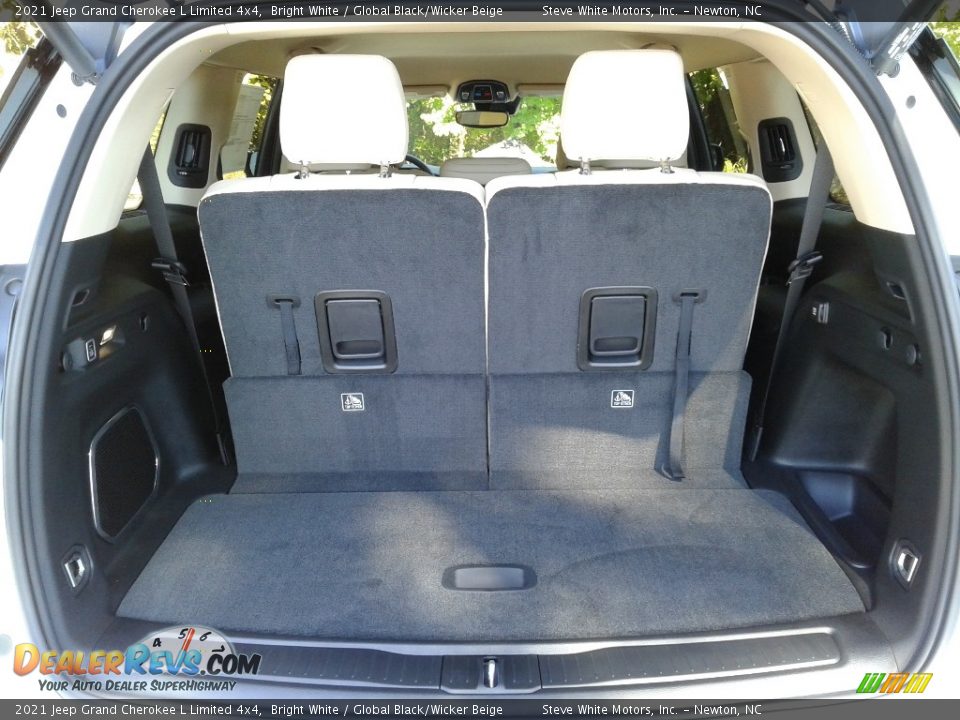 2021 Jeep Grand Cherokee L Limited 4x4 Bright White / Global Black/Wicker Beige Photo #16
