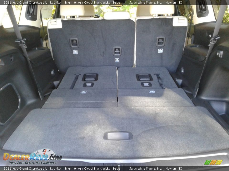 2021 Jeep Grand Cherokee L Limited 4x4 Bright White / Global Black/Wicker Beige Photo #17