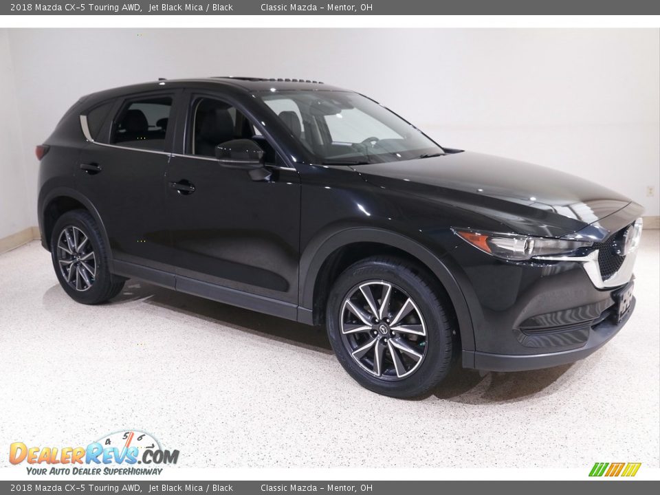 2018 Mazda CX-5 Touring AWD Jet Black Mica / Black Photo #1