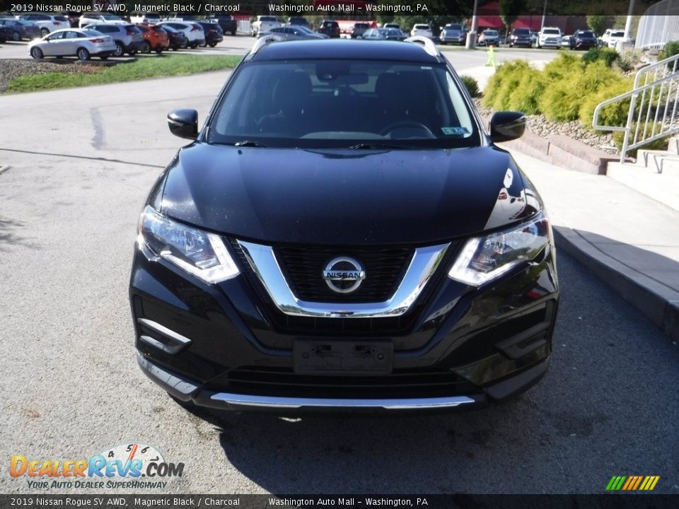 2019 Nissan Rogue SV AWD Magnetic Black / Charcoal Photo #9