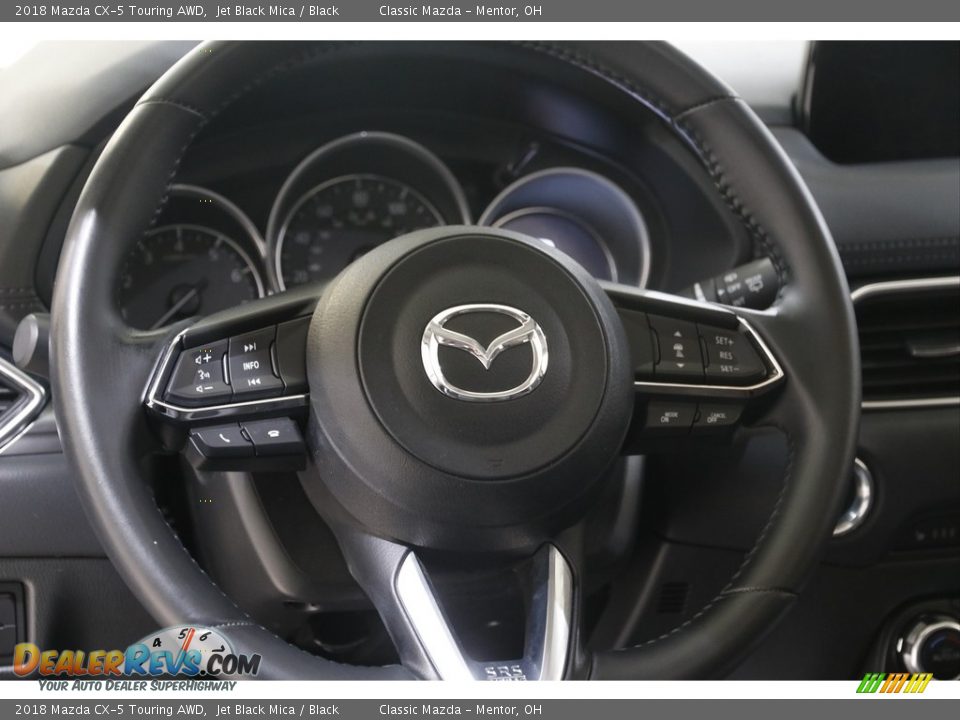2018 Mazda CX-5 Touring AWD Jet Black Mica / Black Photo #7