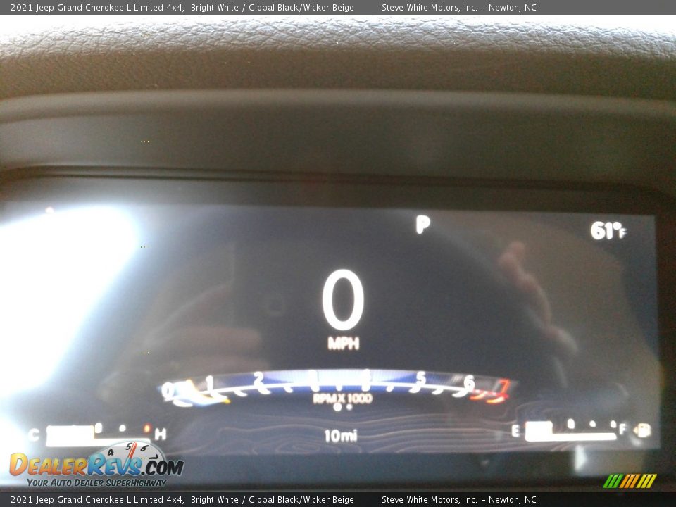 2021 Jeep Grand Cherokee L Limited 4x4 Bright White / Global Black/Wicker Beige Photo #23