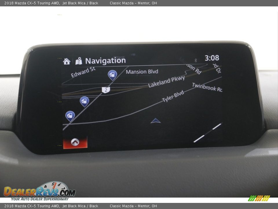 2018 Mazda CX-5 Touring AWD Jet Black Mica / Black Photo #10