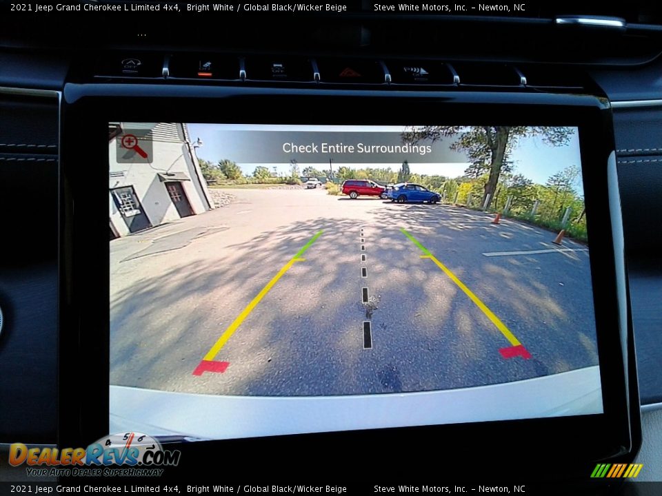 2021 Jeep Grand Cherokee L Limited 4x4 Bright White / Global Black/Wicker Beige Photo #26