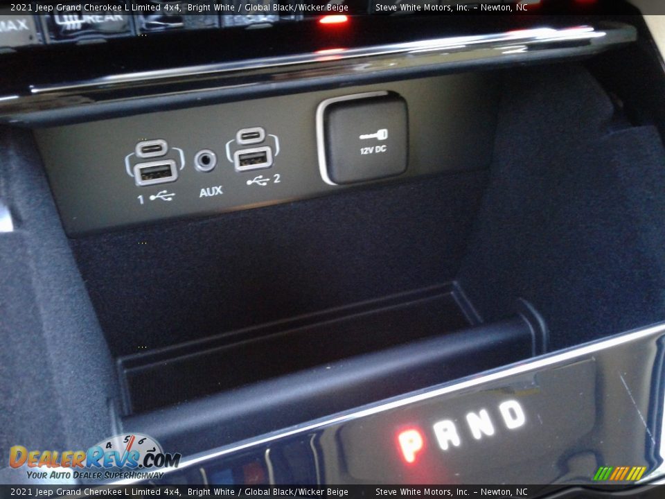 2021 Jeep Grand Cherokee L Limited 4x4 Bright White / Global Black/Wicker Beige Photo #28