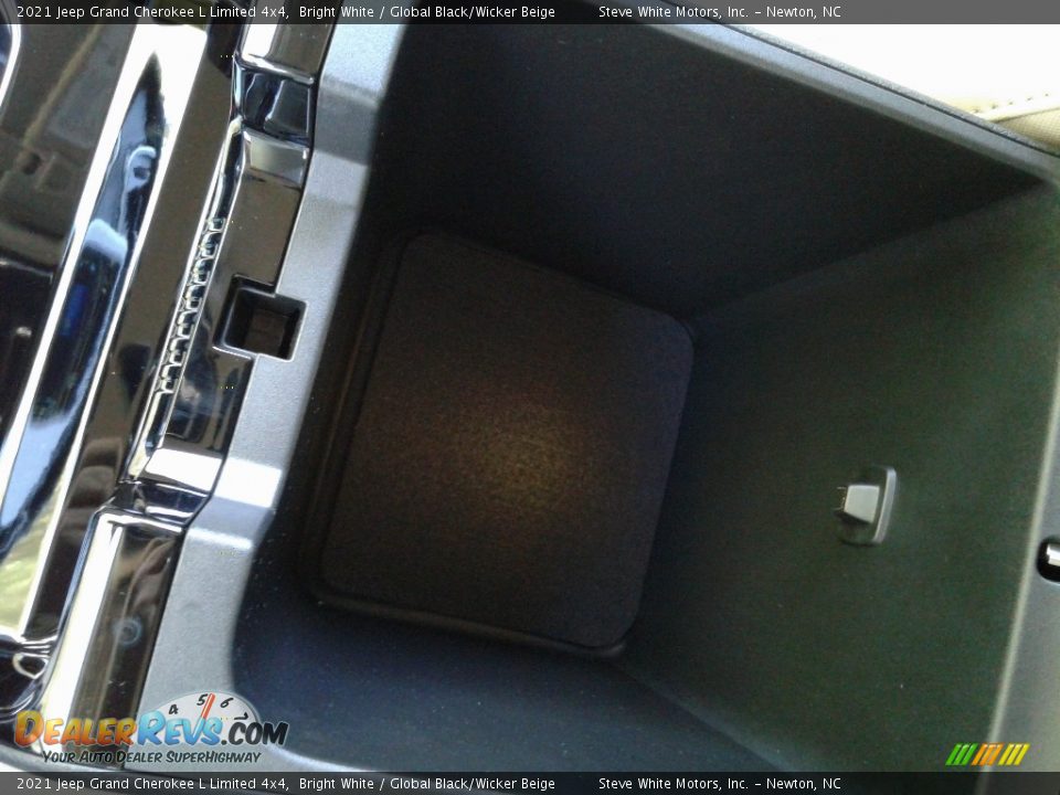 2021 Jeep Grand Cherokee L Limited 4x4 Bright White / Global Black/Wicker Beige Photo #30