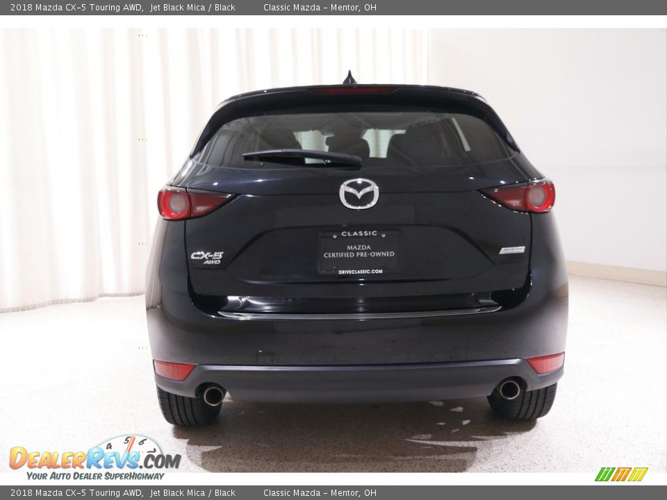 2018 Mazda CX-5 Touring AWD Jet Black Mica / Black Photo #18