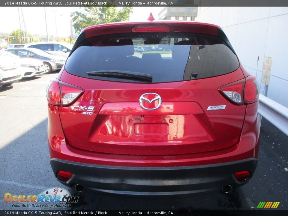 2014 Mazda CX-5 Touring AWD Soul Red Metallic / Black Photo #4