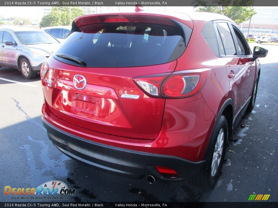 2014 Mazda CX-5 Touring AWD Soul Red Metallic / Black Photo #5