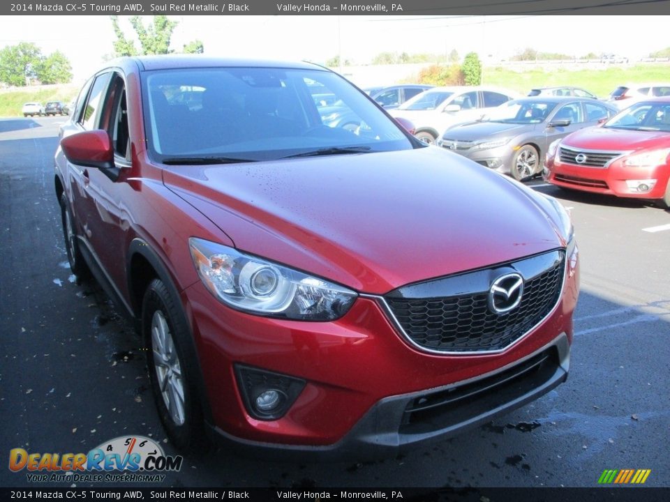 2014 Mazda CX-5 Touring AWD Soul Red Metallic / Black Photo #7