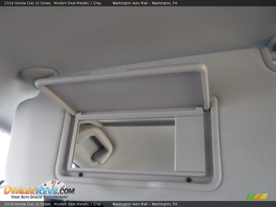 2019 Honda Civic LX Sedan Modern Steel Metallic / Gray Photo #21