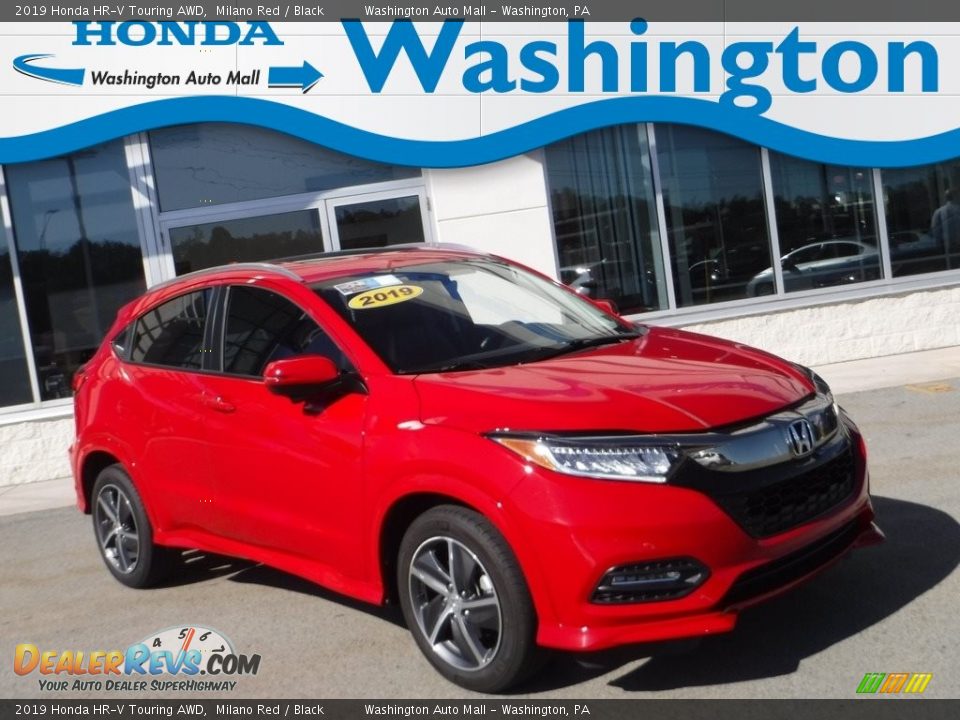 2019 Honda HR-V Touring AWD Milano Red / Black Photo #1