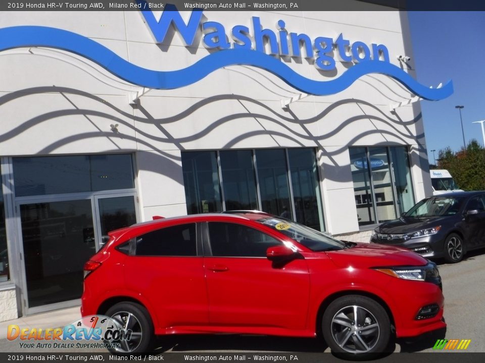 2019 Honda HR-V Touring AWD Milano Red / Black Photo #2