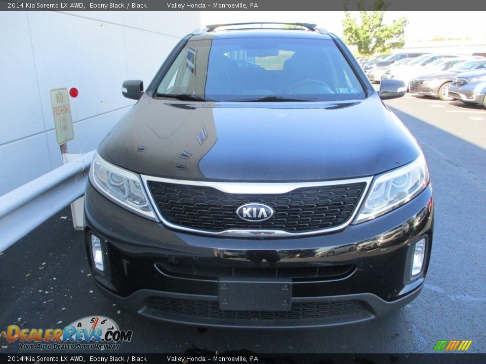 2014 Kia Sorento LX AWD Ebony Black / Black Photo #8