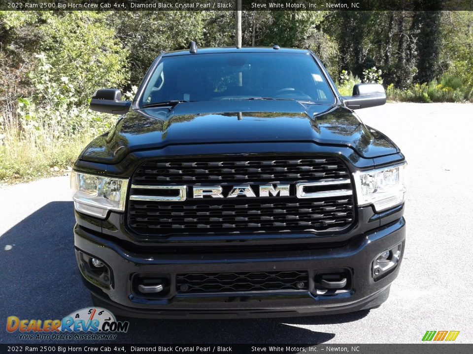 2022 Ram 2500 Big Horn Crew Cab 4x4 Diamond Black Crystal Pearl / Black Photo #3