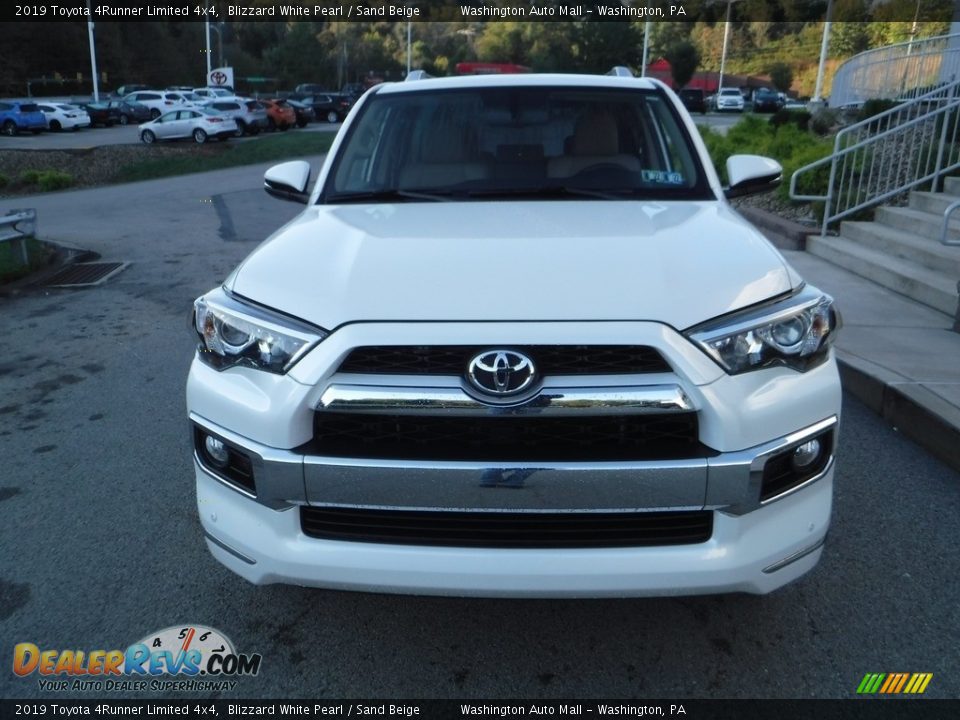 2019 Toyota 4Runner Limited 4x4 Blizzard White Pearl / Sand Beige Photo #11