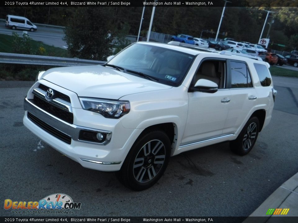 2019 Toyota 4Runner Limited 4x4 Blizzard White Pearl / Sand Beige Photo #12